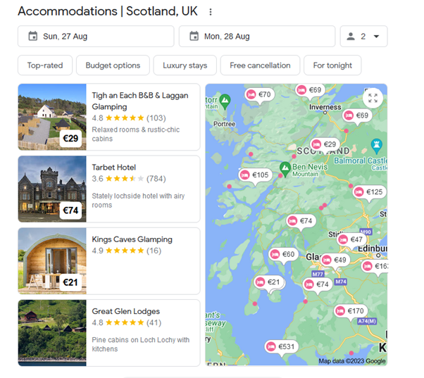 google travel