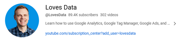 loves data youtube tutorial