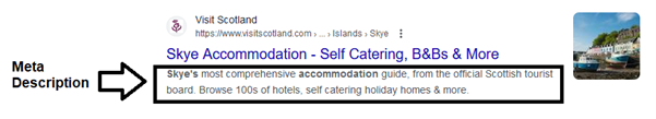 meta description example
